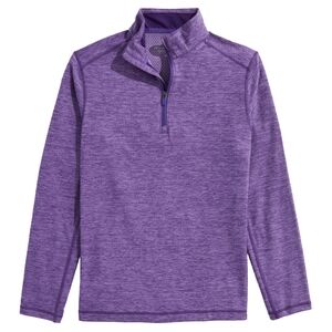 Vineyard Vines Sankaty Performance Golf Quarter Zip Purple Mens Multiple Sizes